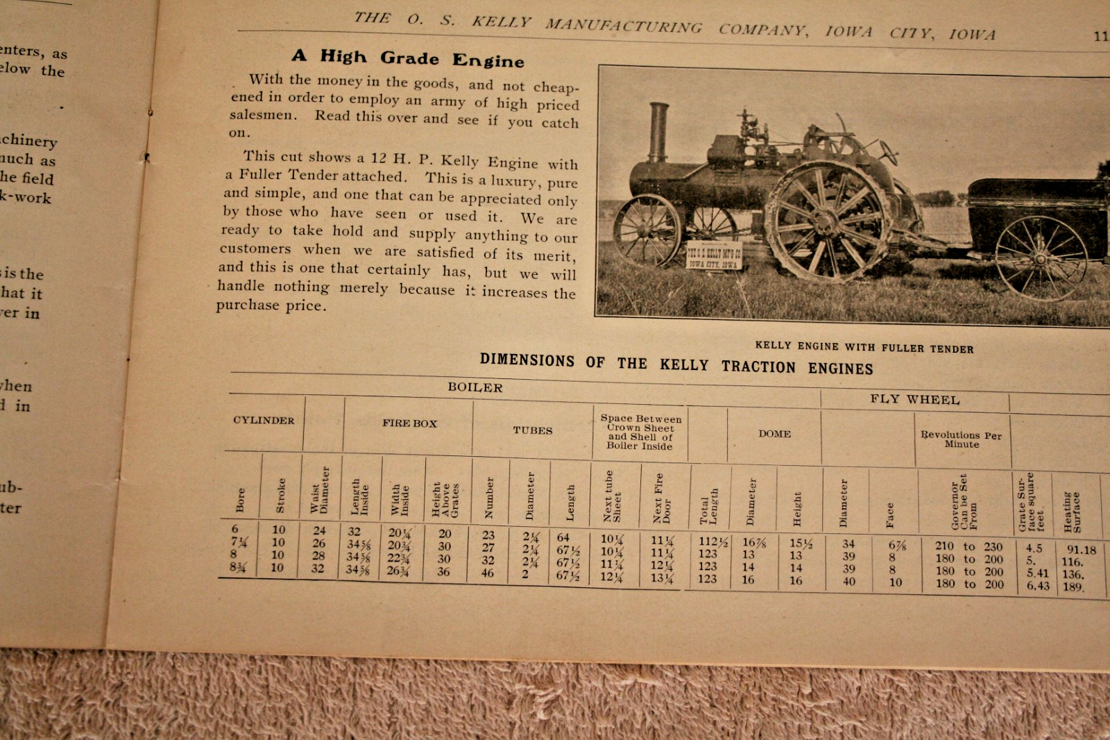 KELLY TRACTORS 1902 75/100