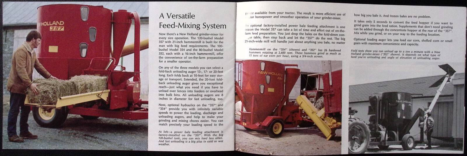 1974 New Holland Equipment Buyers Guide Dealer Brochure Farm Equipment