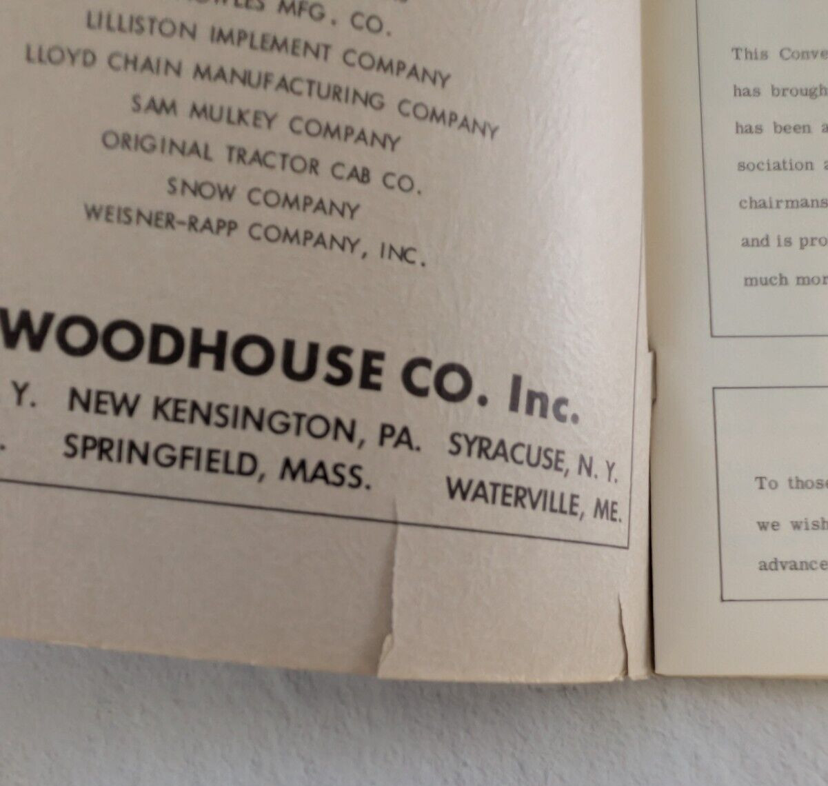 1962-63 New York Farm Equipment Dealers Association Convention Guide Concord