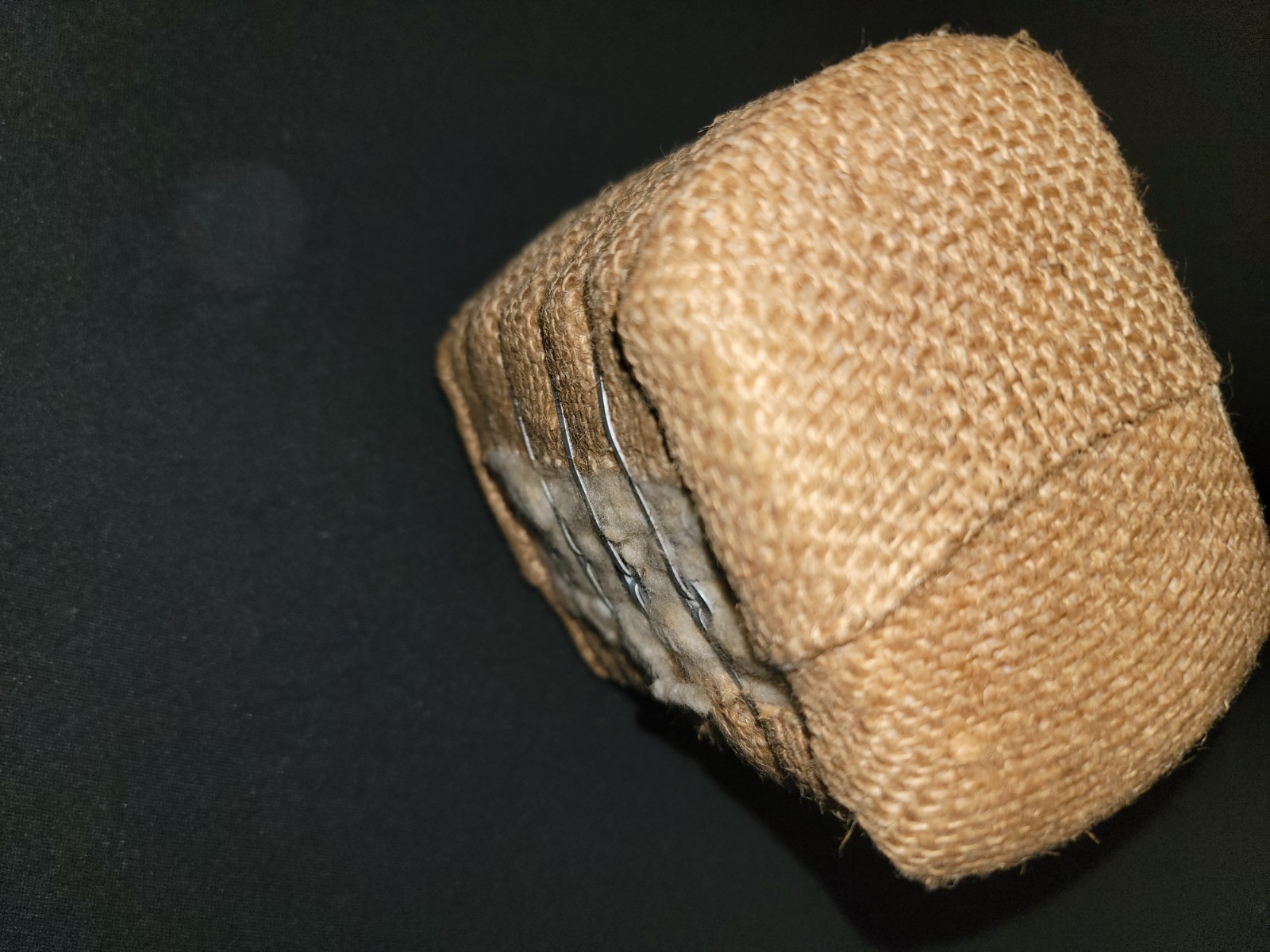 Vintage Miniature Cotton Bale Souvenir