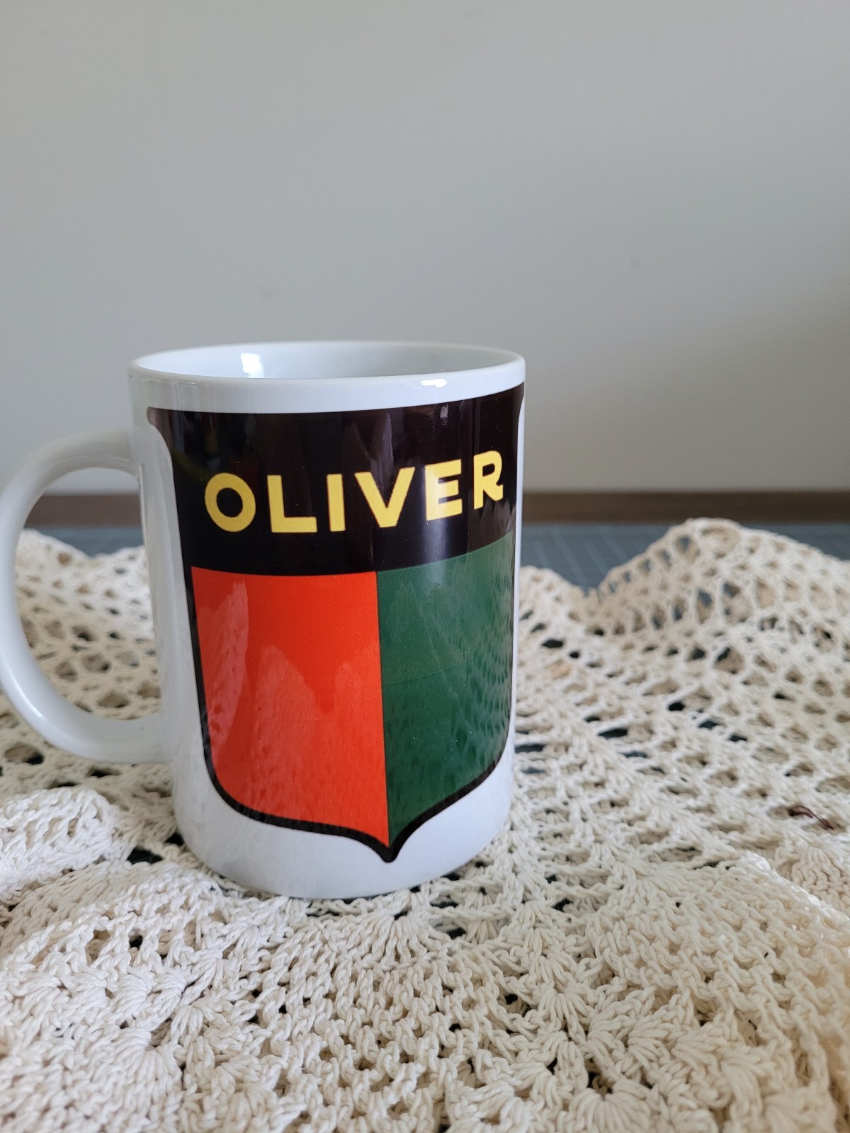 Oliver logo Tractor 15 Ounce Sublimated Coffee Mug
