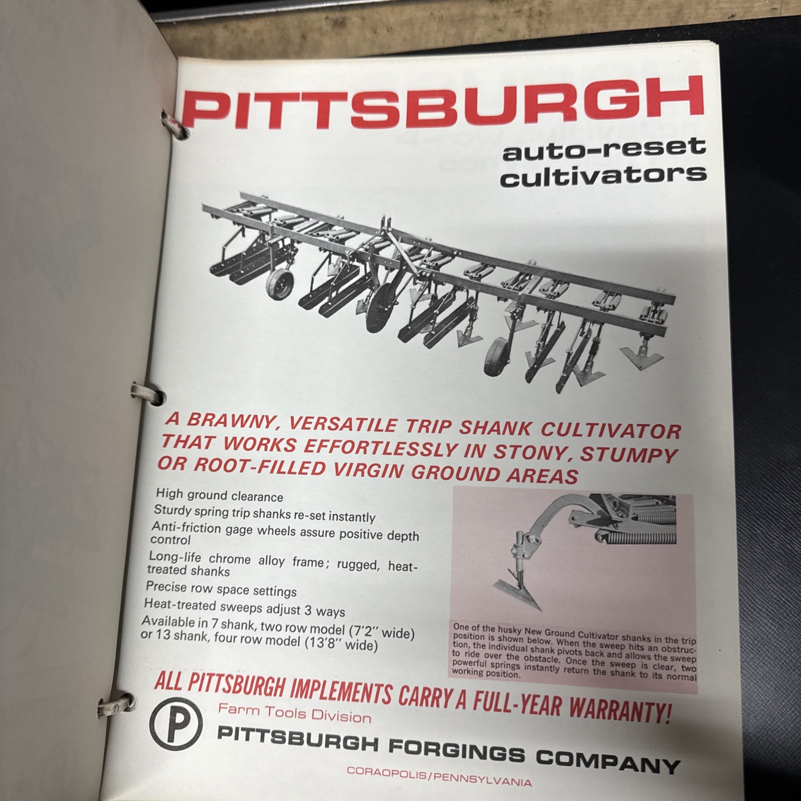 Pittsburgh Forgings Farm Equipment Brochures And Price List