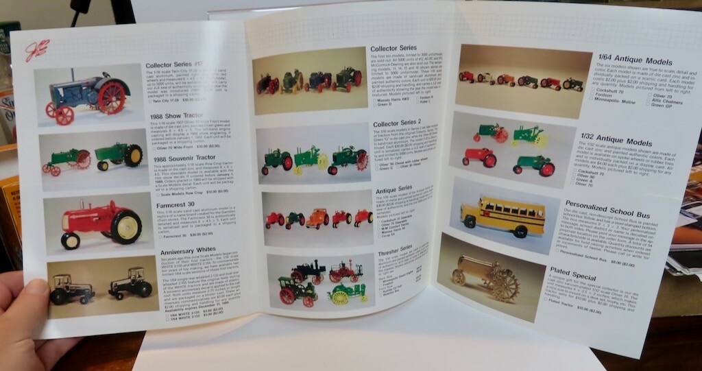 Scale Models Tractors Toys Brochure
