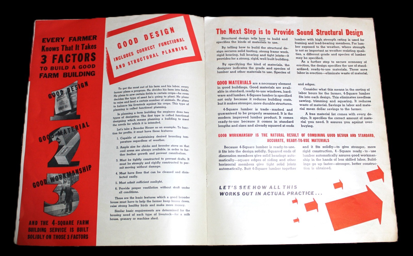 WEYERHHAEUSER LUMBER FARM BUILDINGS ADVERTISING SALES BROCHURE GUIDE 1930s