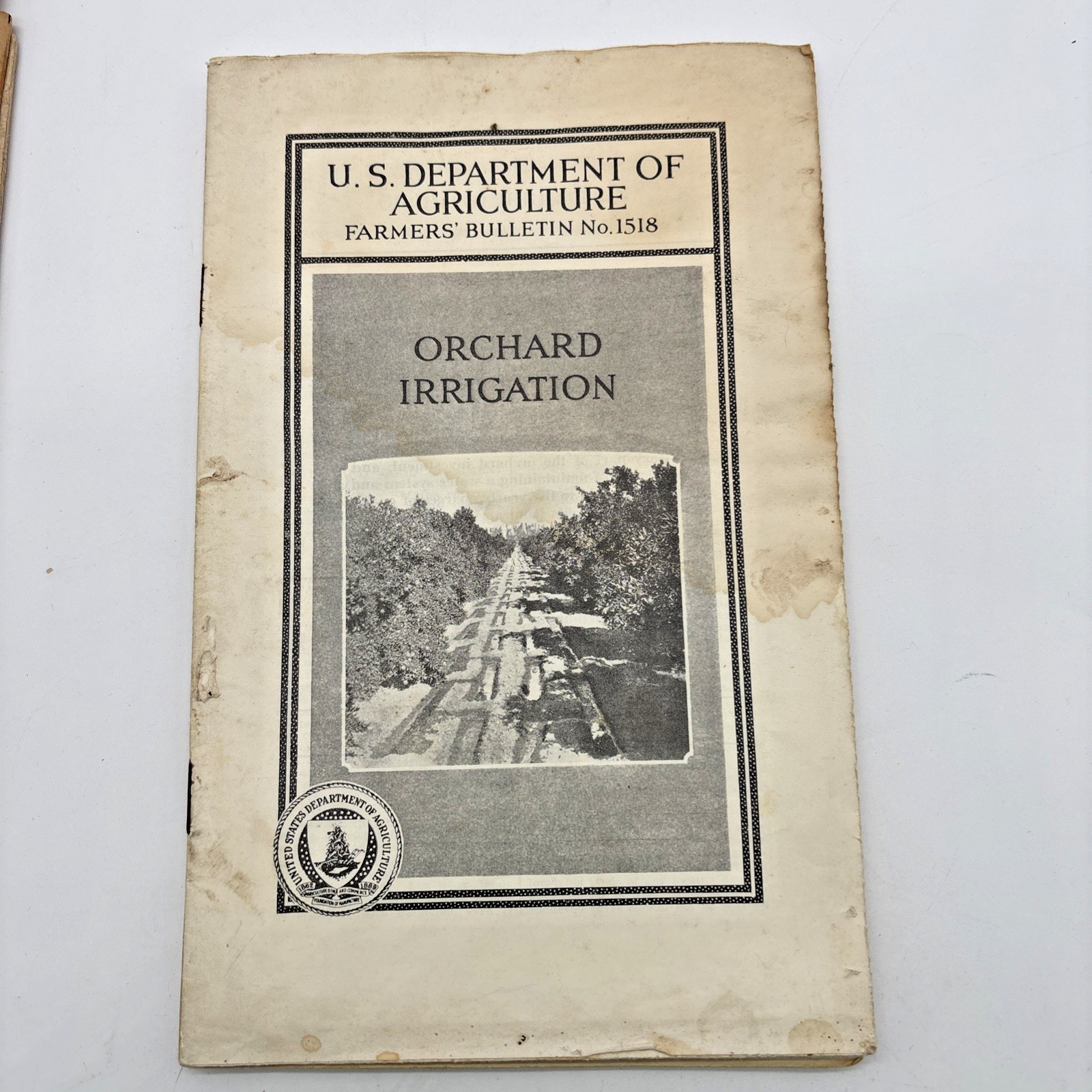 1898, 1900’s-1930&rsquo;S U.S DEPARTMENT OF AGRICULTURE FARMERS&rsquo; BULLETINS LOT OF 14