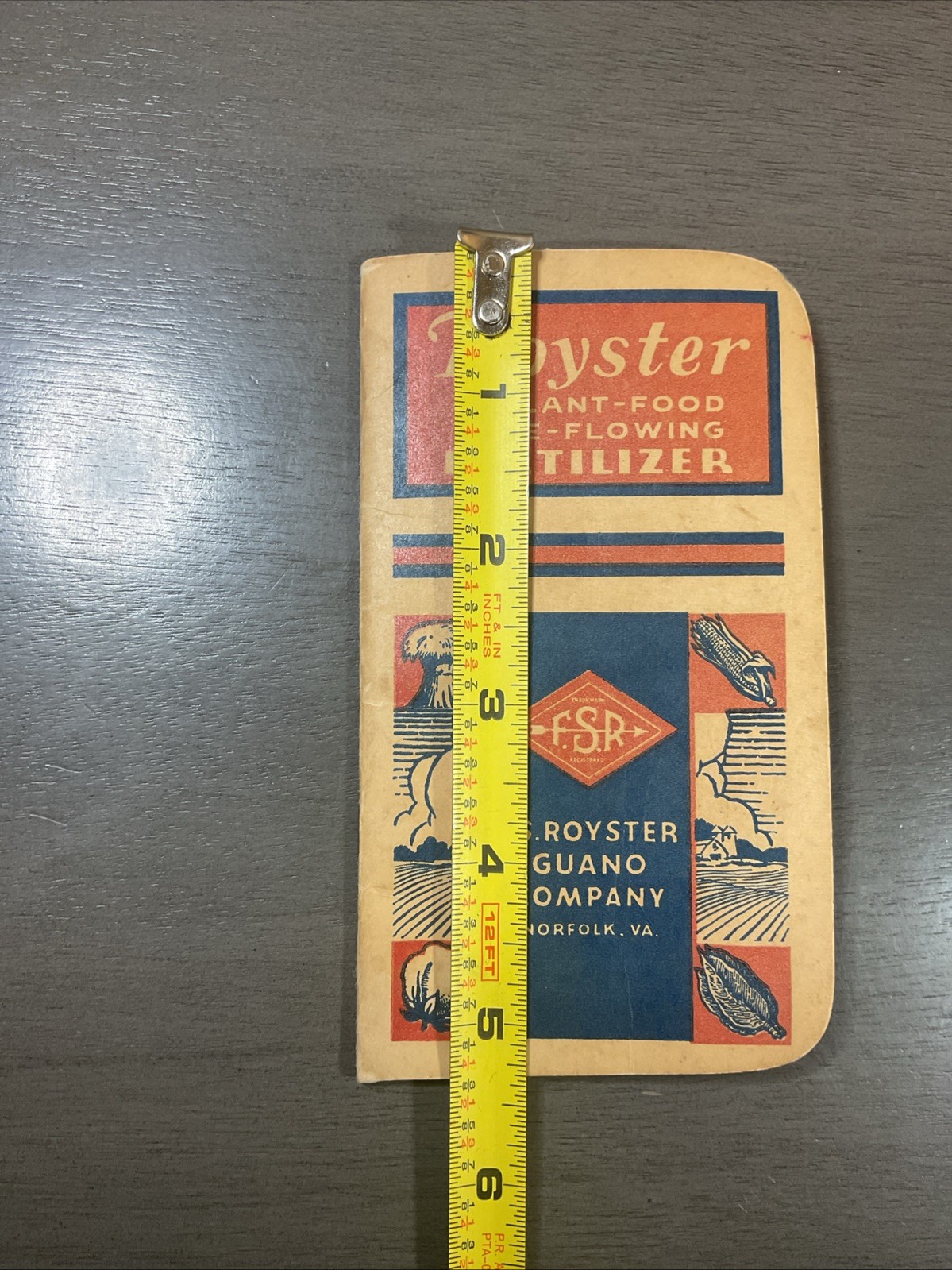 Vintage 1955 56 Royster Fertilizer Ledger Farm Booklets Journal Advertising B36