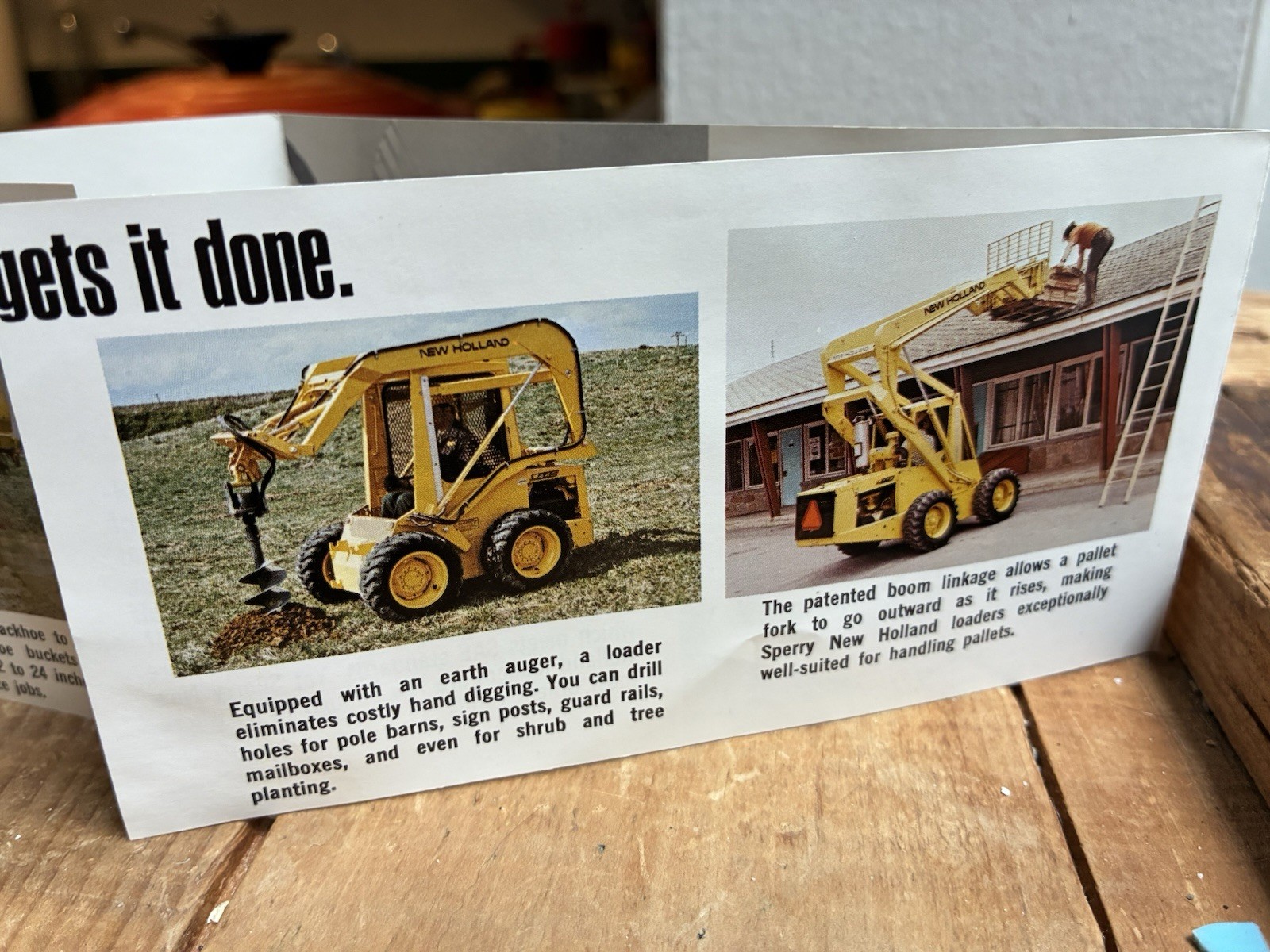Vintage New Holland Sperry Loader Brochure