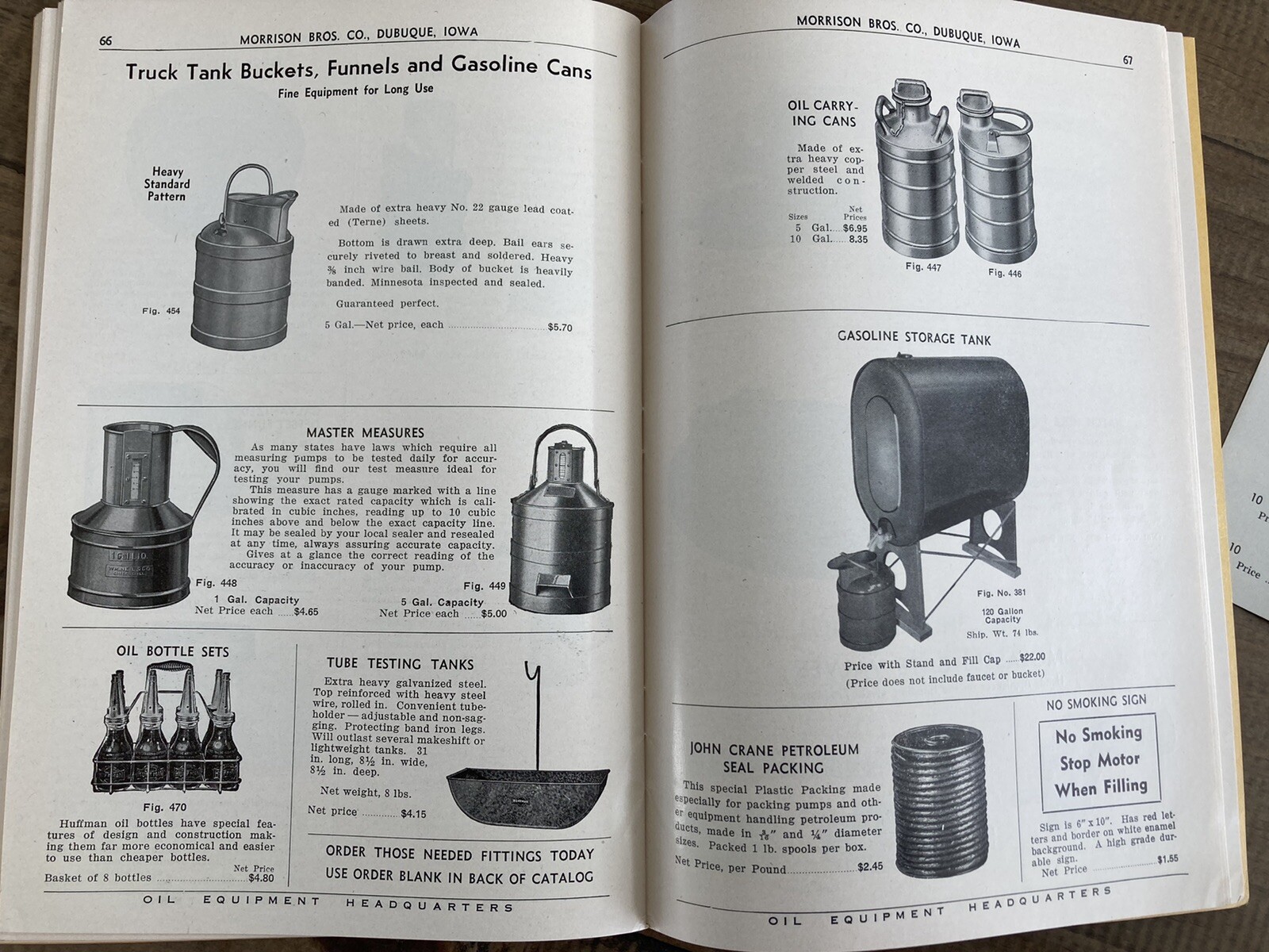 1951 Morrison Brothers Catalog No. 51 & 1953 Net Price List & Supplement