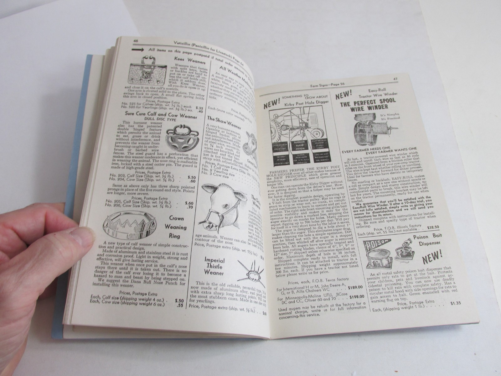 1949 DANA CO. Livestock Supplies Catalog, C.H. Dana Hyde Park Vermont , VT Cows