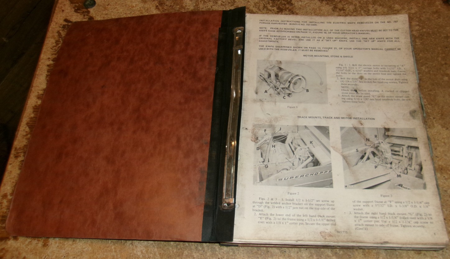 1975 new idea uni service manual in good shape used