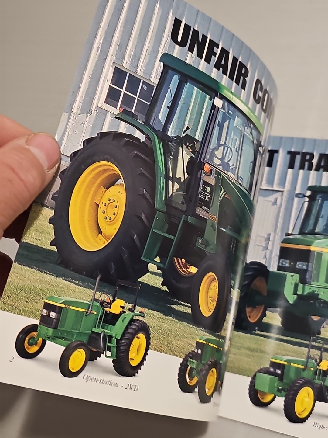 John Deere 6405 6605 7405 Tractor For 2000 Brochure 15 Pgs