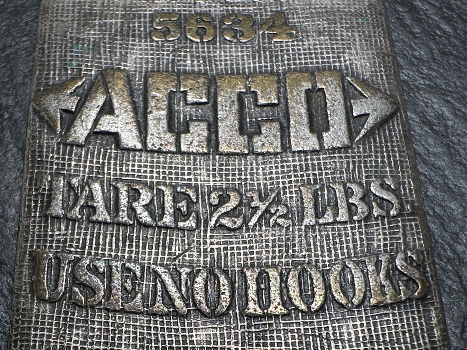 5634 ACCO COTTON BALE TAG TT HARRISON MEMPHIS, TEXAS FOB H419