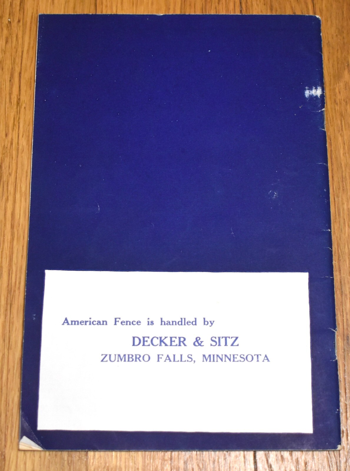 Vintage 1921 American Steel & Wire Farm Hog Sheep Cattle Fence Catalog Book