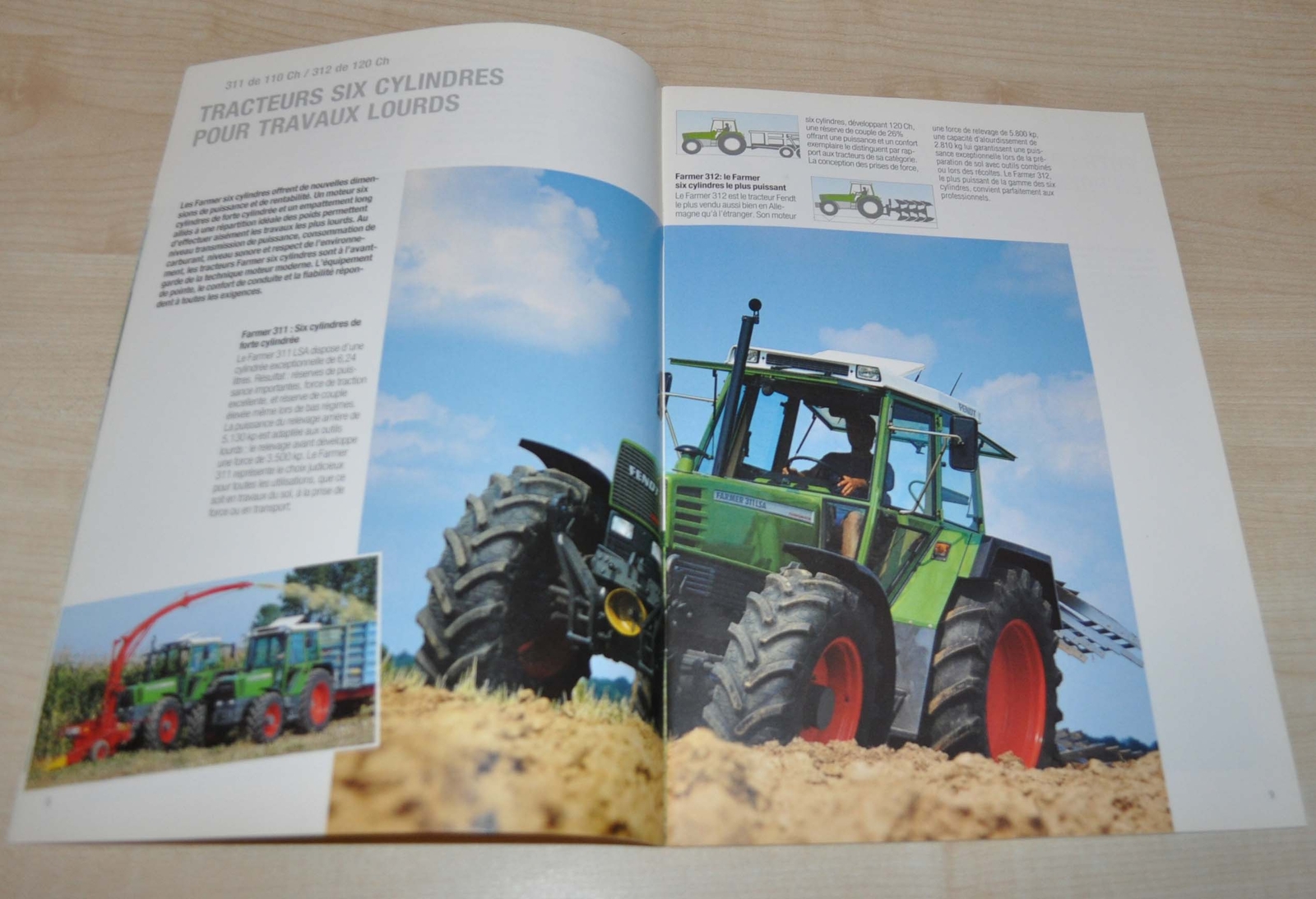 Fendt Farmer 300 Series Tractor Agricultural Brochure Prospekt FR