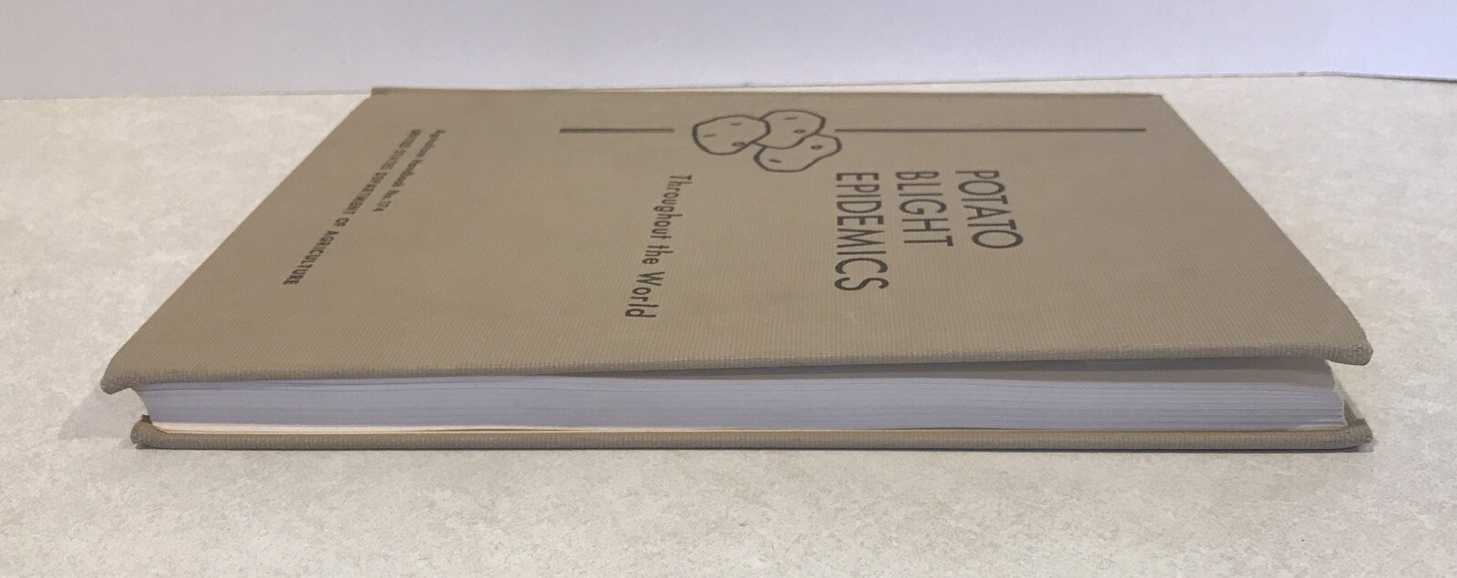 VINTAGE 1960 Potato Blight Epidemics USDA Disease Potatoes Handbook Illustrated
