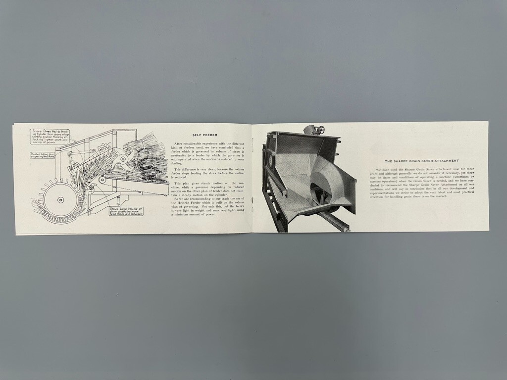 1900s CLARK Machine WILLIAMS THRESHER Farm Catalog ST JOHNSVILLE NY Advertising
