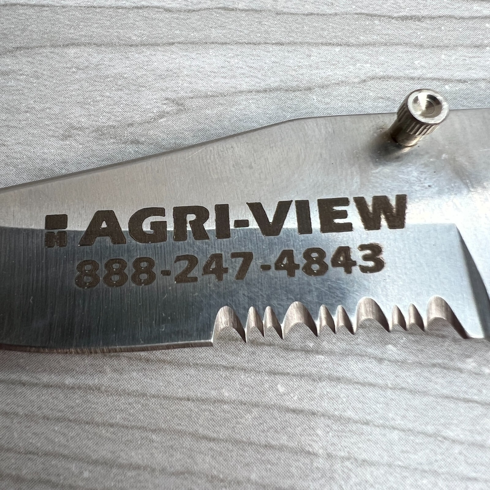 Folding Pocket Knife Promo Advertising Agri-View Madison WI Agricultural News