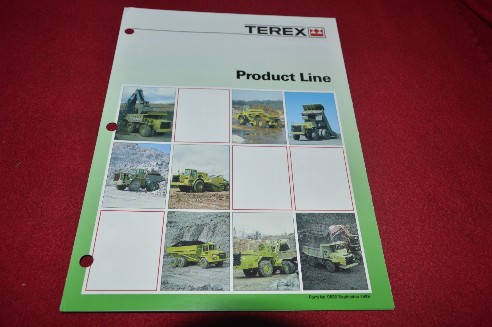 Terex Product Line Buyers Guide Dealer&rsquo;s Brochure GDSD7 ver2