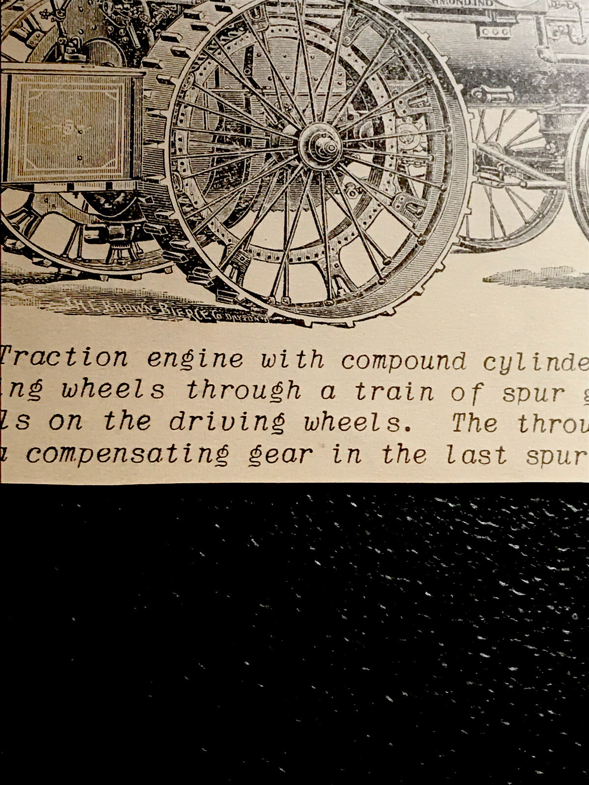 1900 Robinson Steam Engine Farm Engraving Advertising – Richmond – Indiana