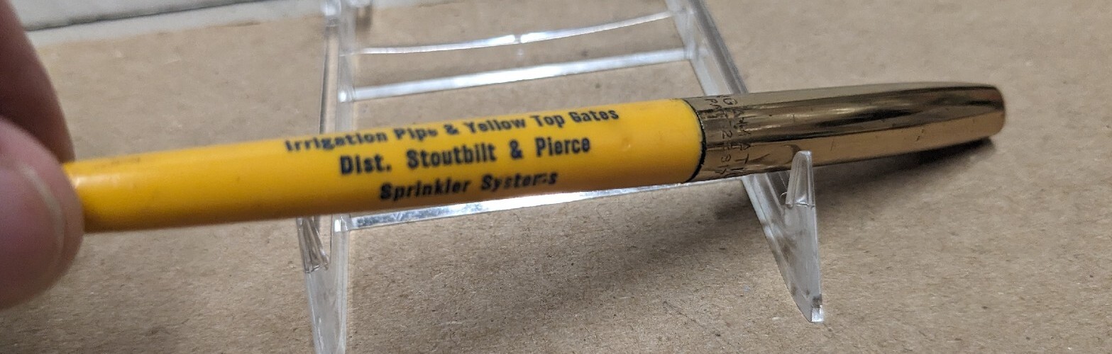 Vintage Hastings Irrigation Pipe Co. Hastings Nebraska NE Pen Makers Of Tex-Flow