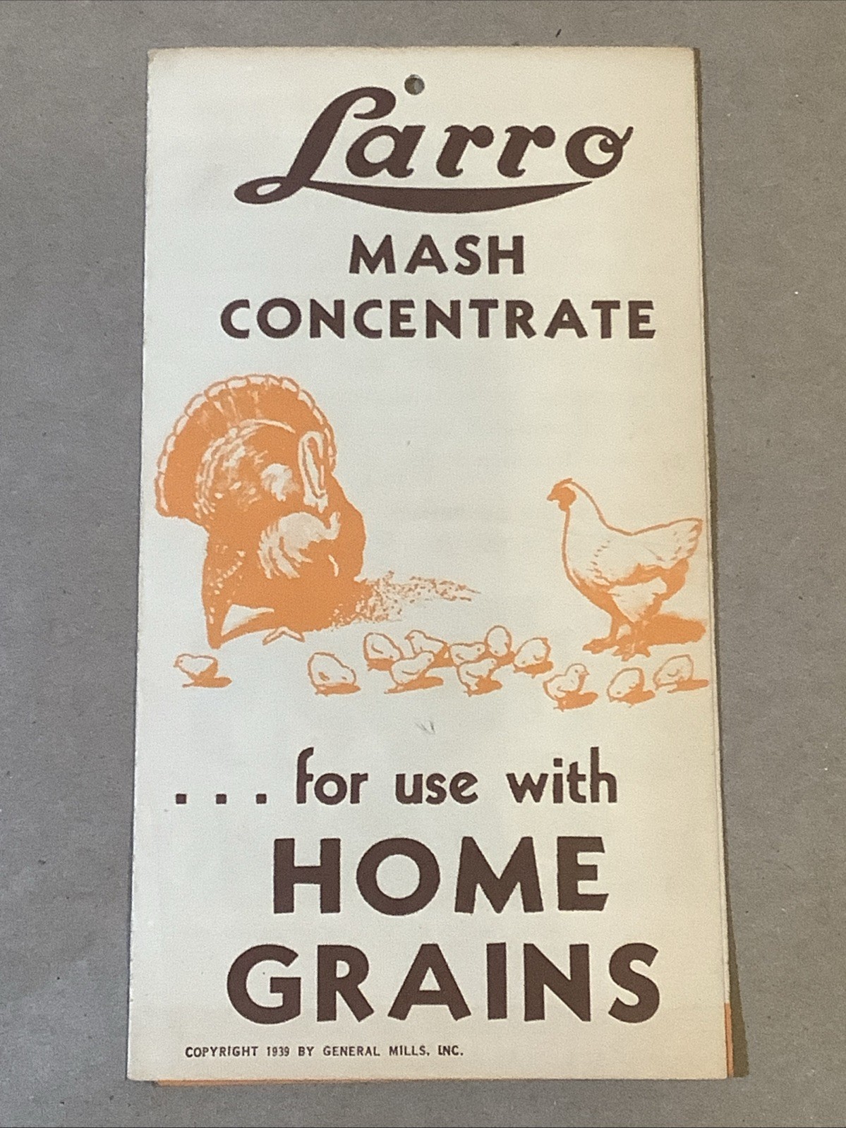 1939 Larro Mash Concentrate Brochure Larrowe Milling Co. Detroit MI INV-P0859