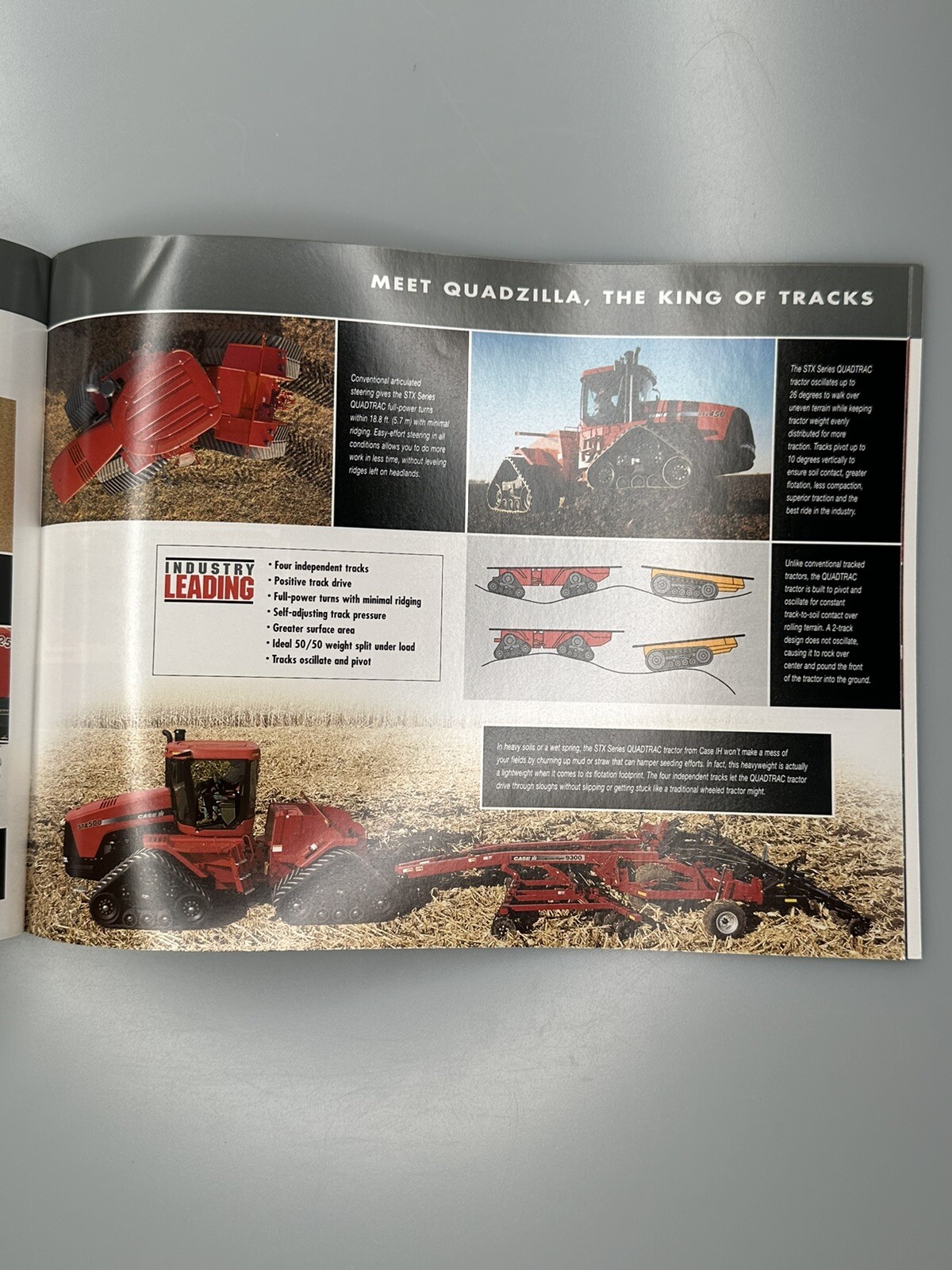 CASE IH STX SERIES STEIGER TRACTORS 275-500 HP 2003-2005 Sales Brochure