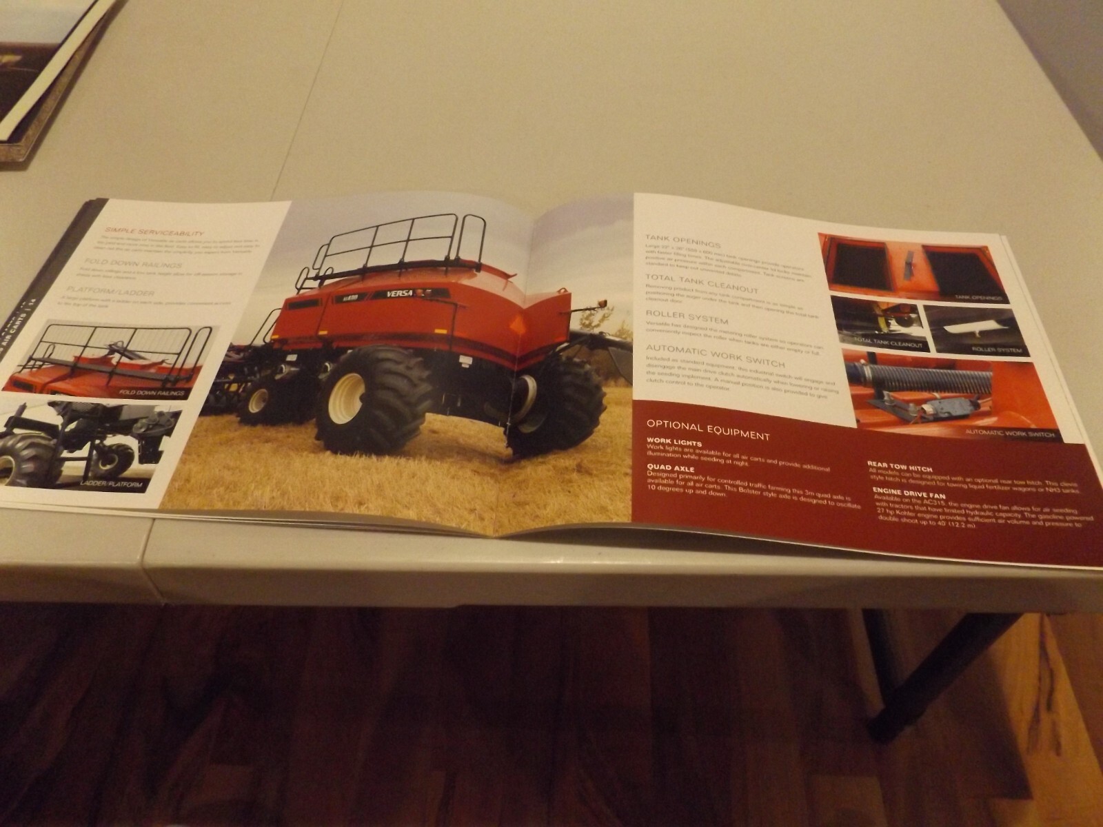 VERSATILE PRECISION SEEDING , AIR CARTS & DRILLS, LIT # 8900209 2013