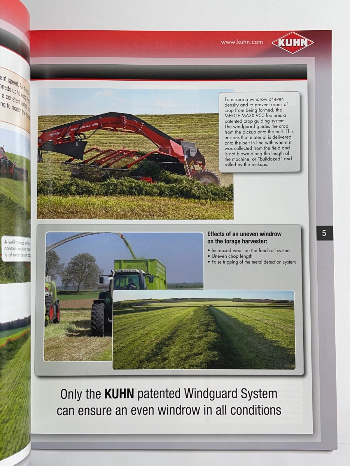 Kuhn MM900 Merge Maxx Belt Merger Sales Brochure *Showroom Booklet*