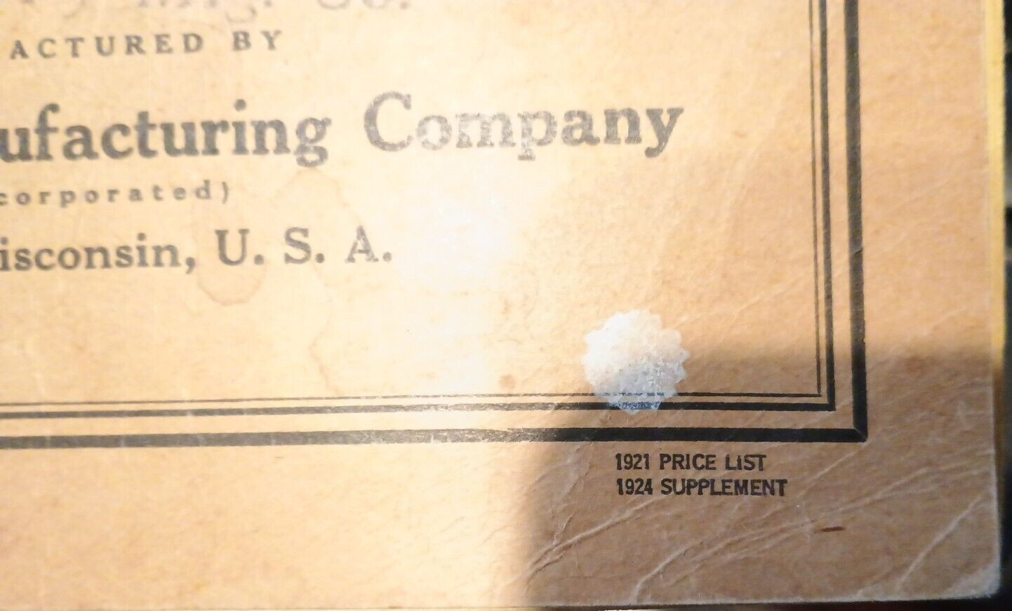 Vintage 1927 Repair Part Farm Catalog Book New Racine Threshers Thresher Machine