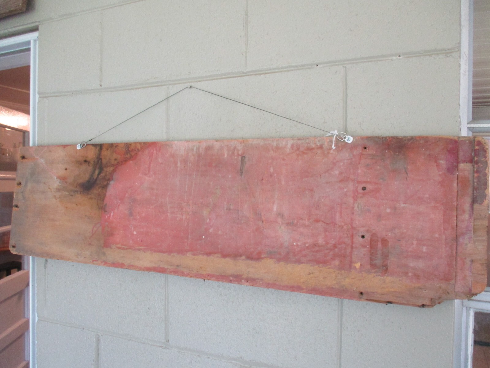 A.T.FERRELL & CO. CLIPPER & GRAIN CLEANER 1800&rsquo;S WOOD SIGN SAGINAW MICHIGAN RARE