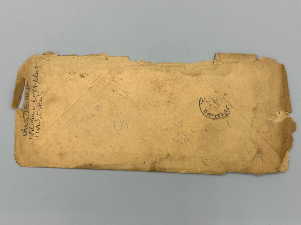 1905 BIRDSELL Clover Huller CONTRACT Letter FARM Advertising SOUTH BEND Indiana