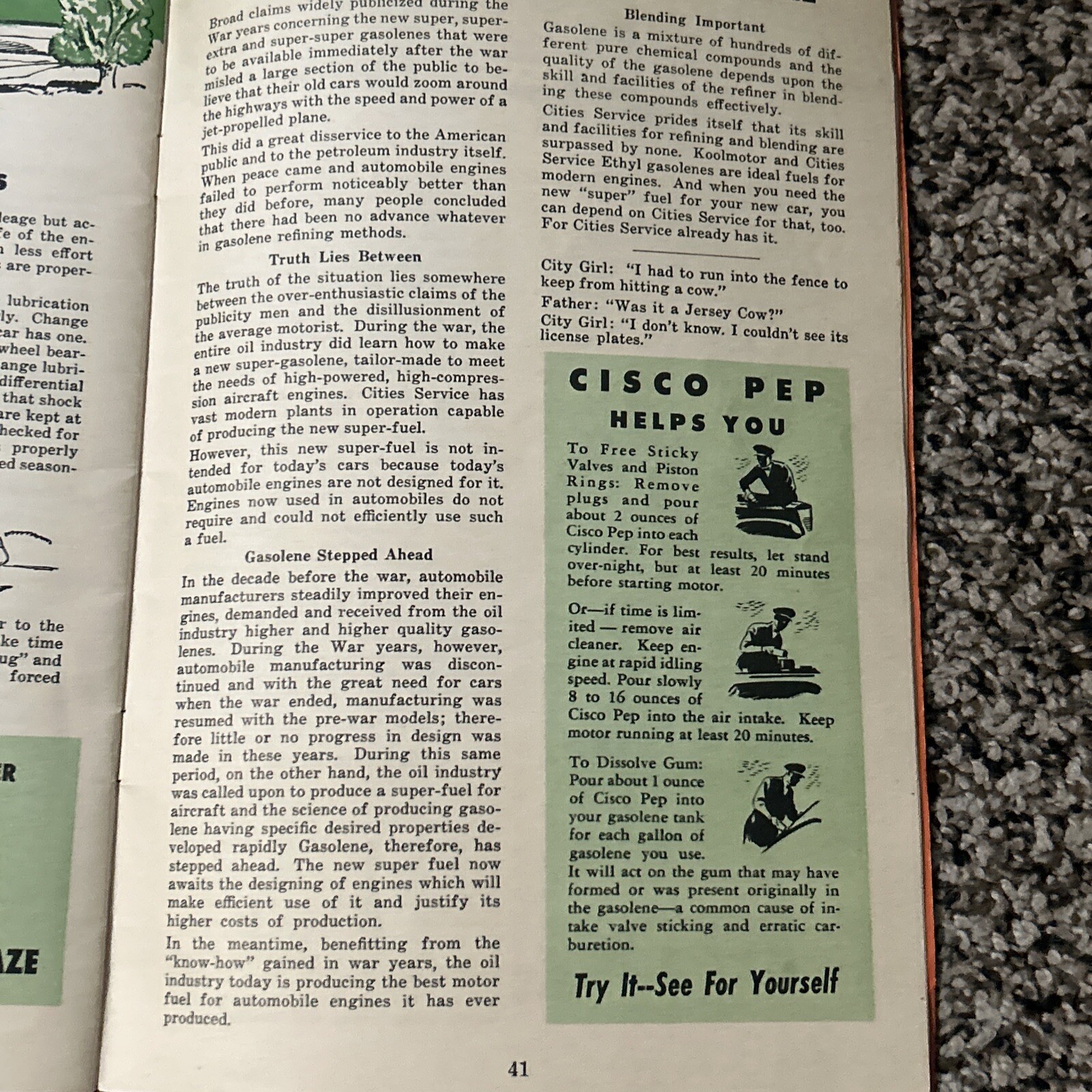 Cities Service Oils Farm Book And Almanac 1947 Booklet Agriculture Machinery