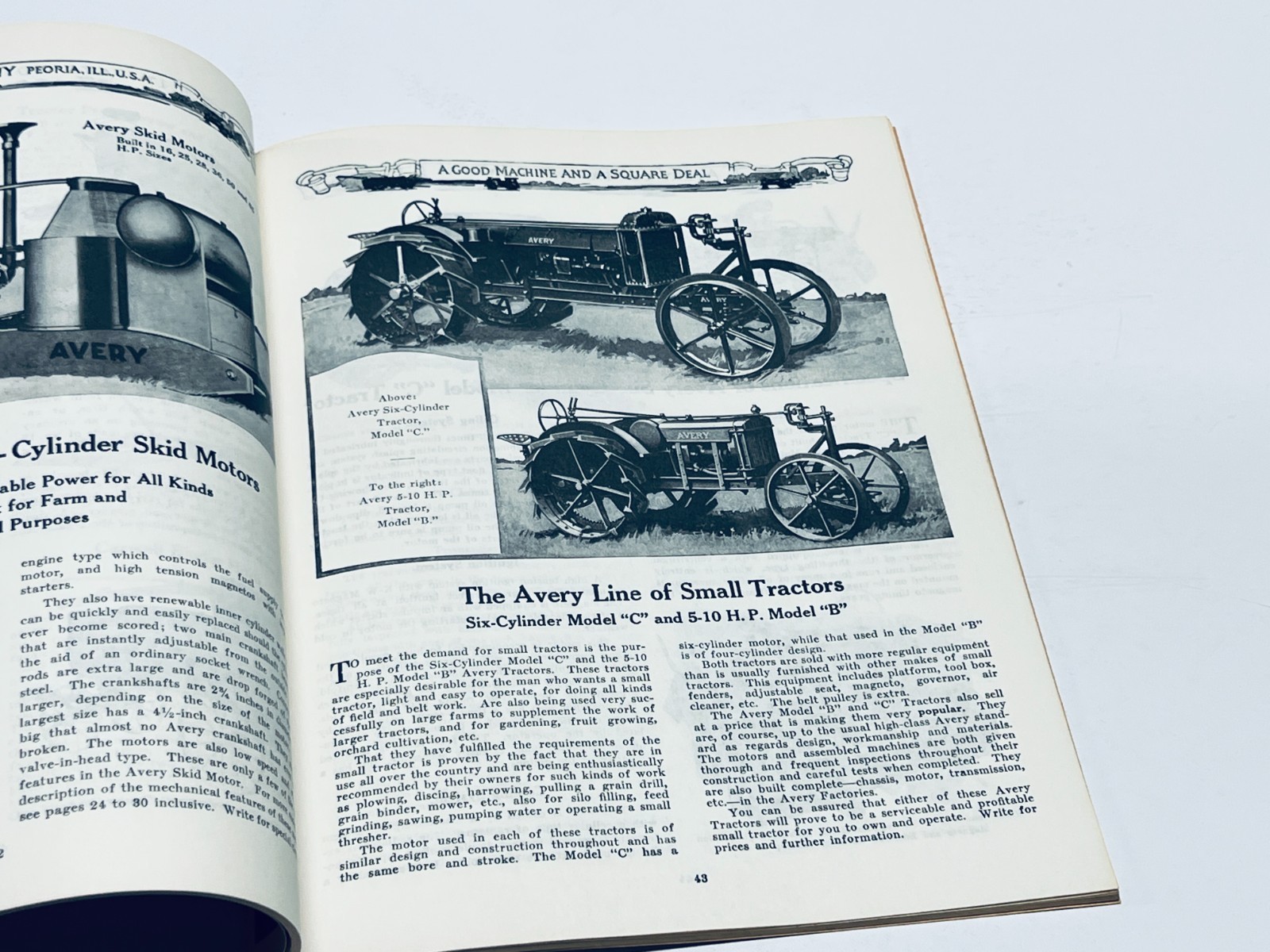 Avery Tractors Trucks Motor Cultivators Threshers Plows Brochure