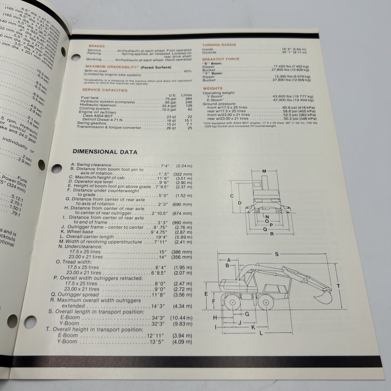 Case 45 Cruz-Air Series B Excavator Brochure