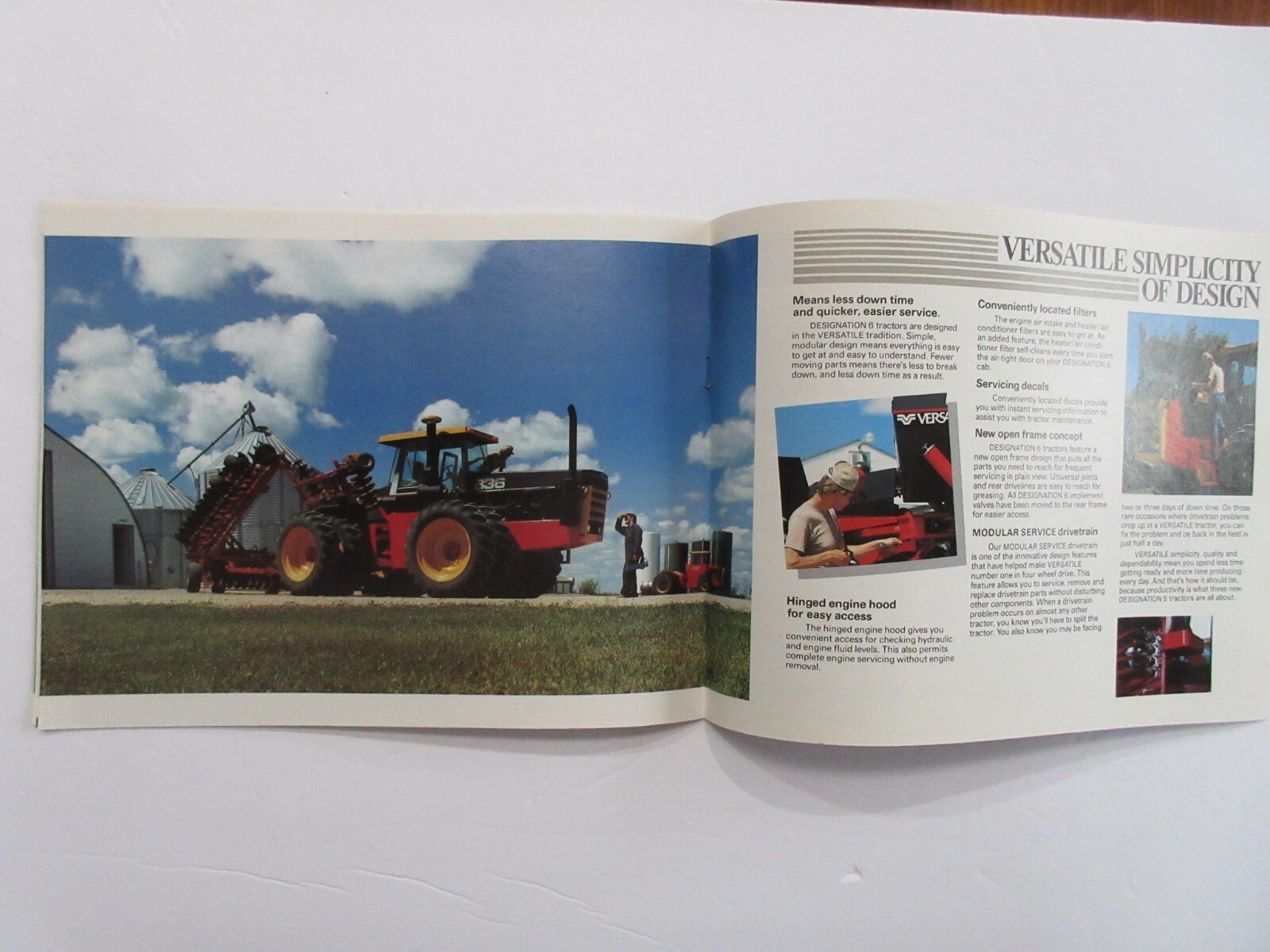 Versatile 836 856 876 936 956 976 4wd Farm Tractor Brochure 1984 24 Pages