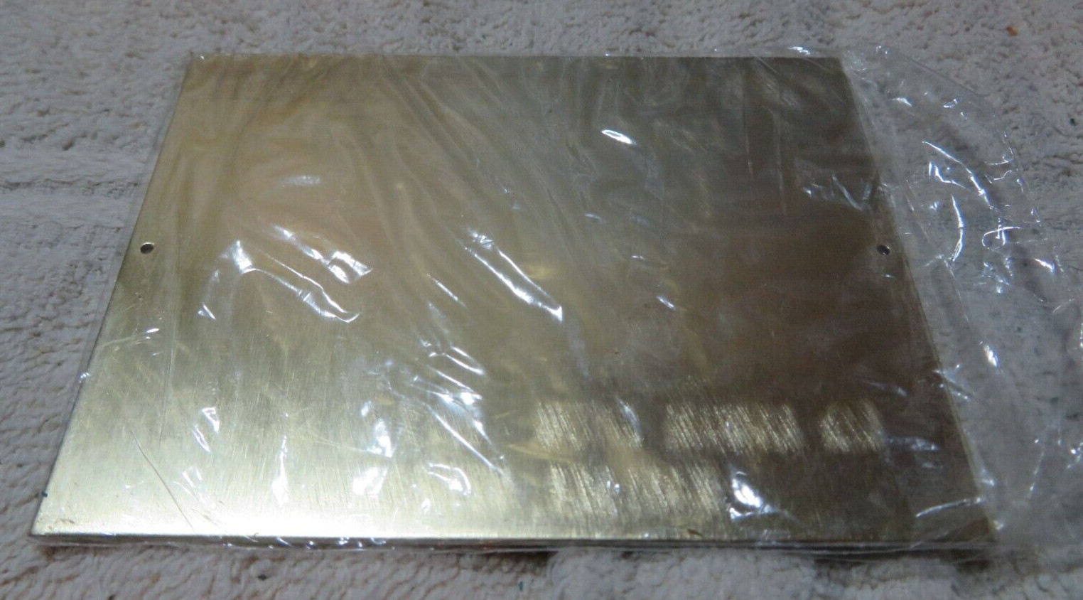 Vintage Brass Plate 1982 CAMP CREEK ANTIQUE MACHINERY & THRESHING SHOW. NEBRASKA