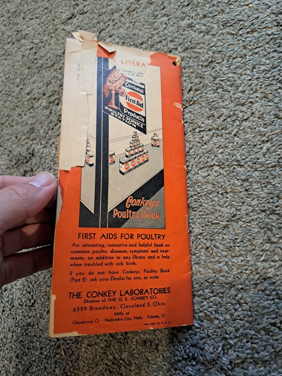Conkeys Poultry Reference Book Part I 1946 G. E. Conkey Co. Chickens