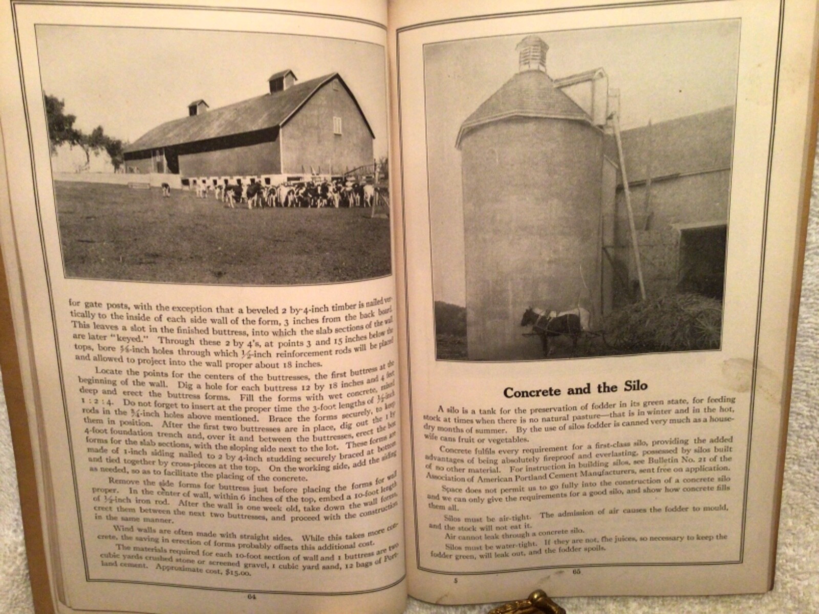 Vtg. Book Concrete In The Country 1910 Universal Portland Cement Co. Illustrated