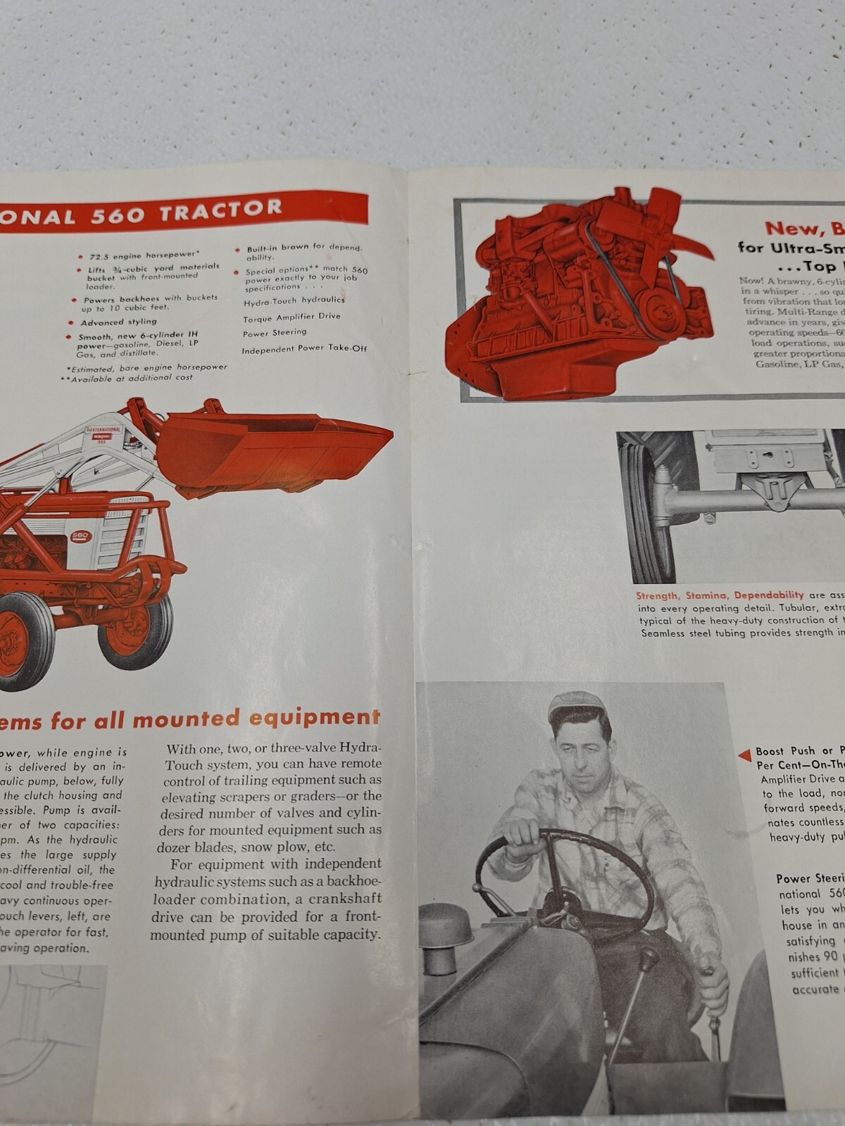 McCormick Farmall 560 Tractors Booklet Advertising Brochure