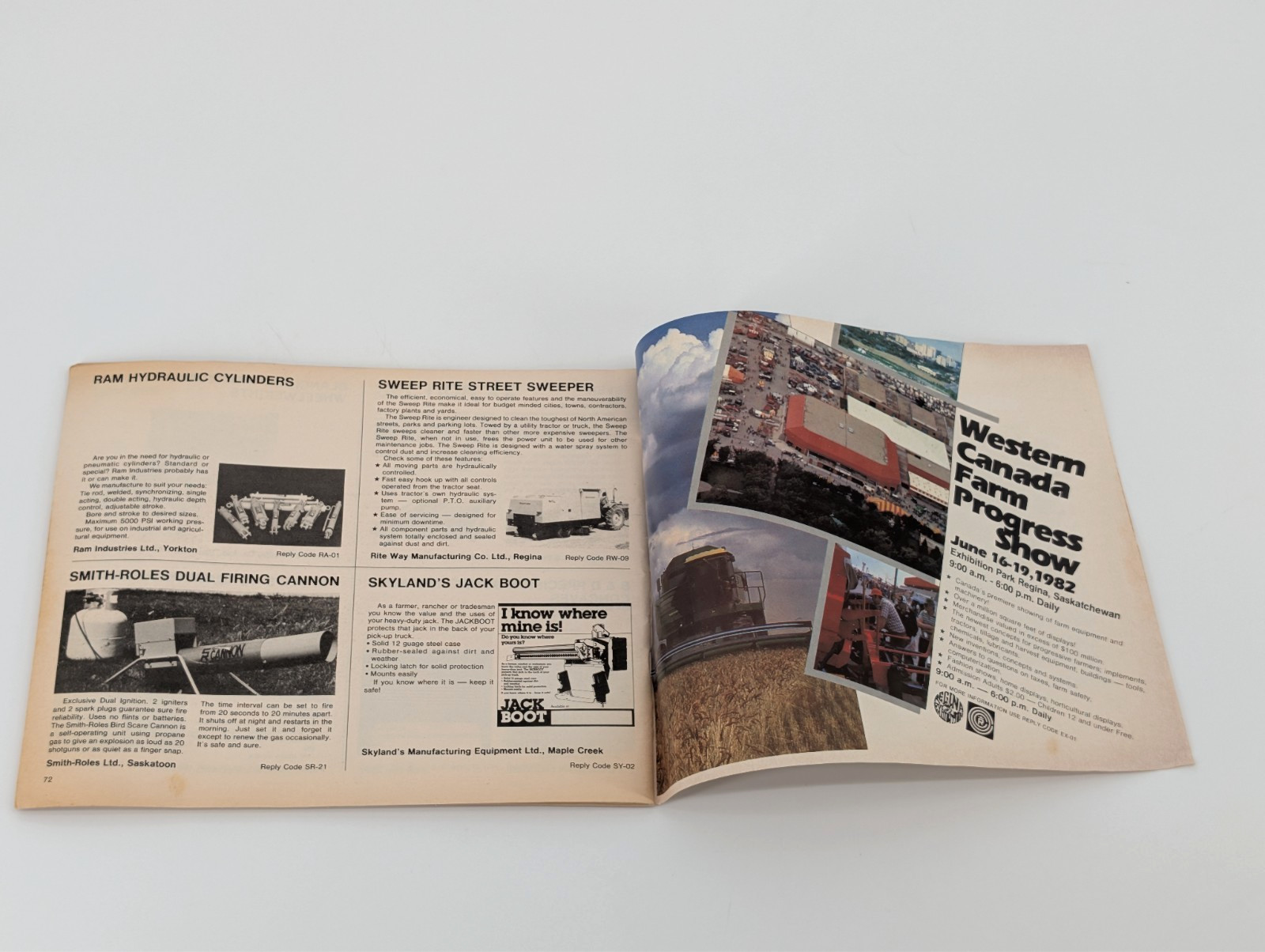 Saskatchewan Implement Buyer&rsquo;s Guide 1982 Industry and Commerce Catalog