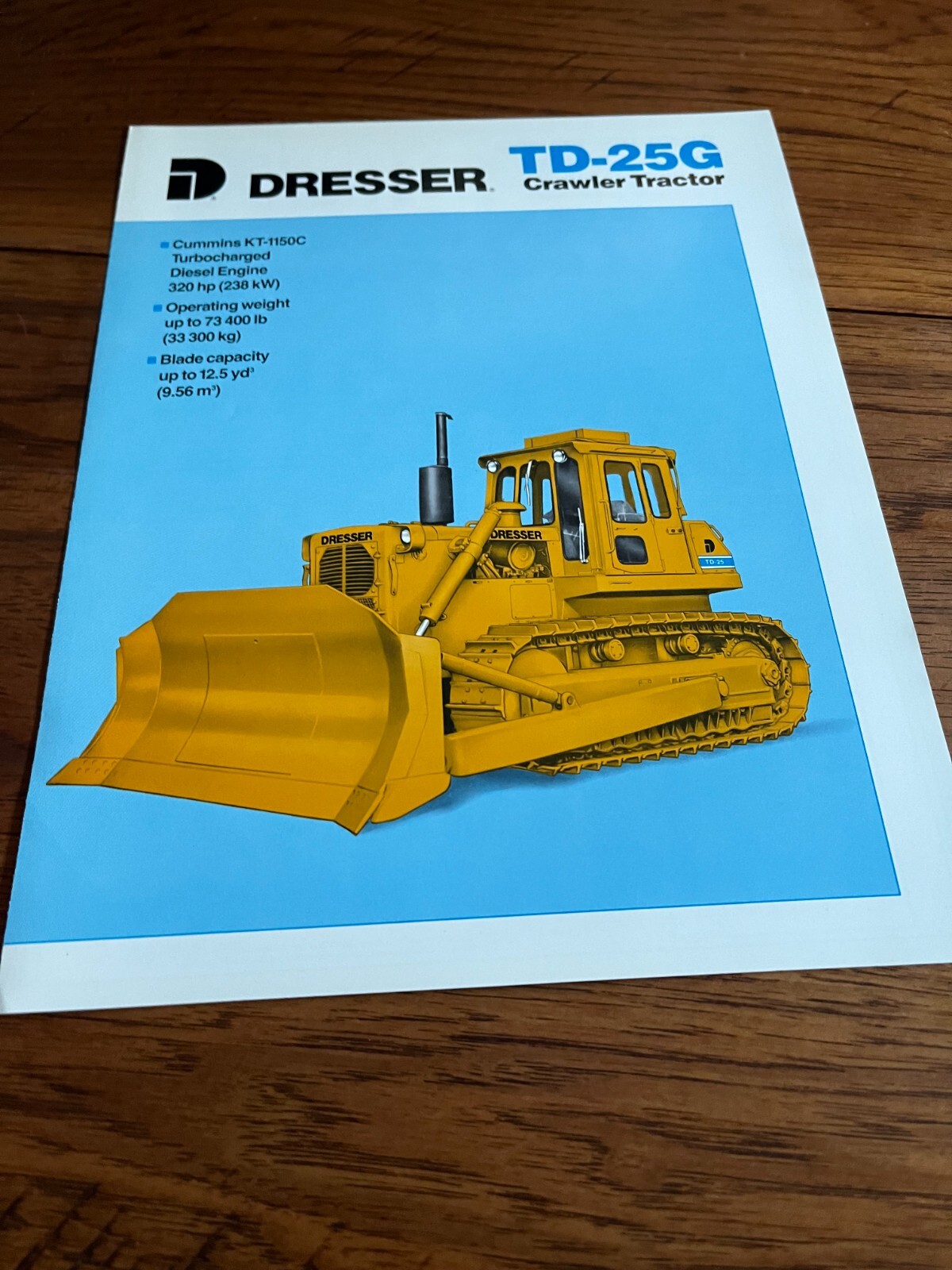 Dresser TD-25G Crawler Dozer Tractor Brochure FCCA