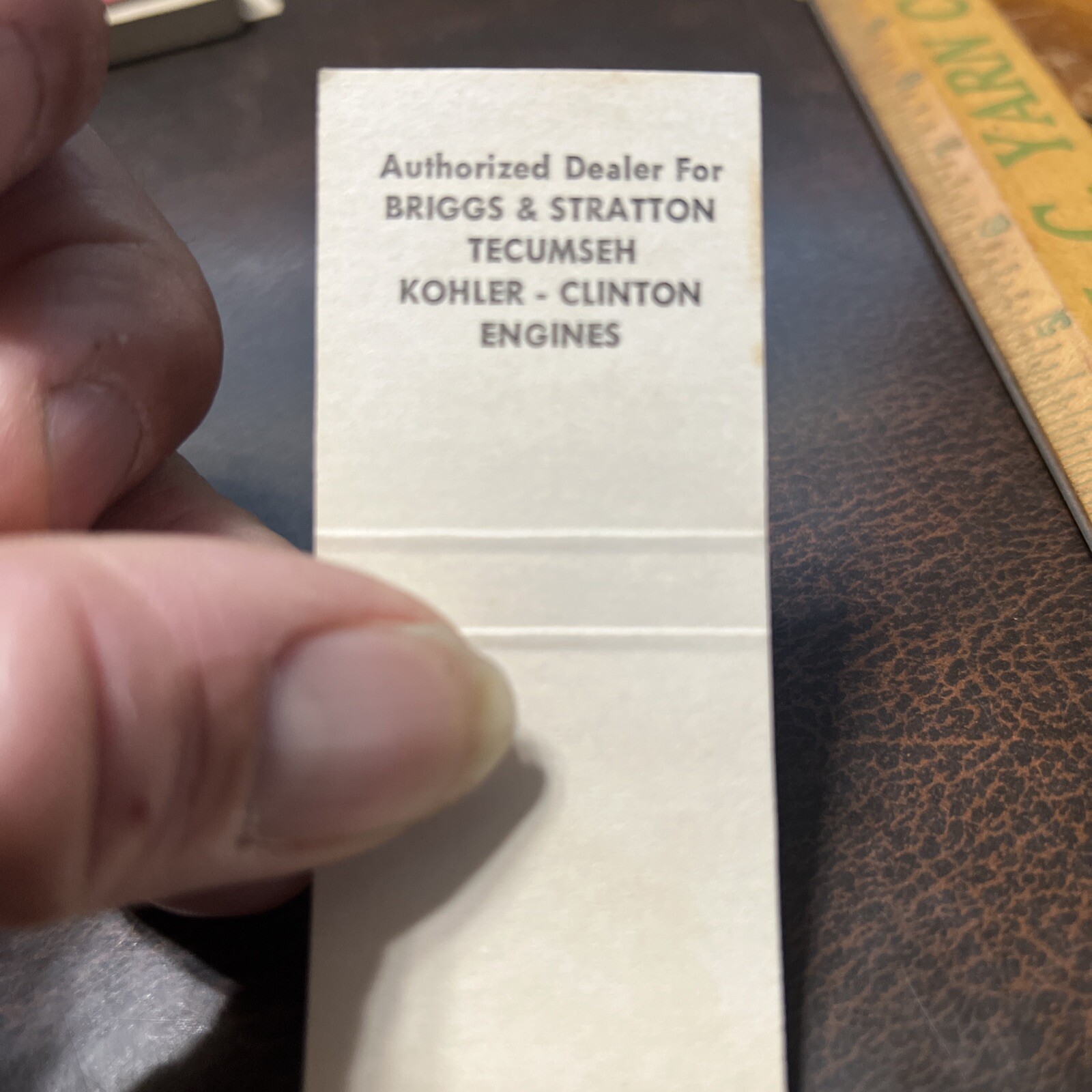 Vintage Matchbook Cover Mothers Hardware Store Hamburg Pa Briggs & Stratton