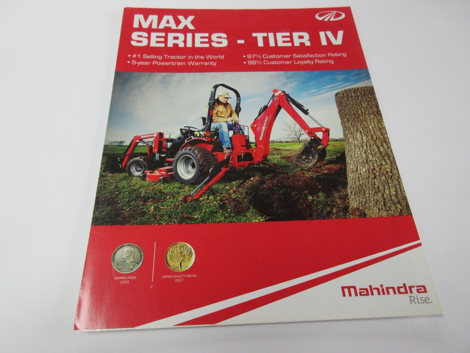 Mahindra eMax Series-Tier IV Series Tractor Brochure 6 Page
