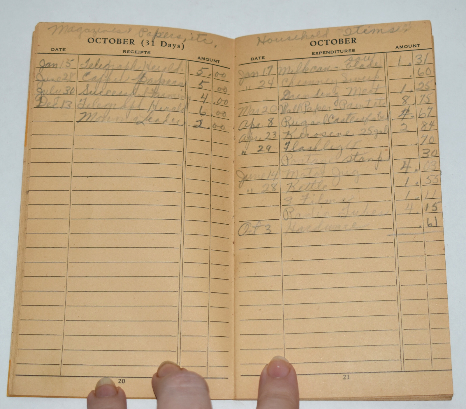 Vintage 1946 Continental Farm Livestock Record Book Advertising Ledger Monona IA