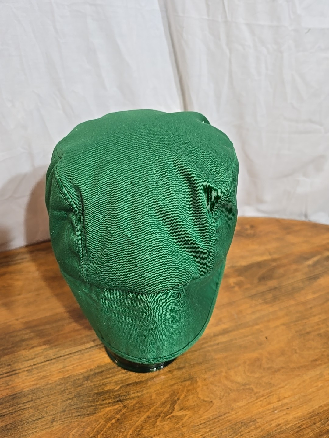 Vintage AGRI-KING KEY Patch Winter Fold Down Flaps Trucker HAT CAP Green/White