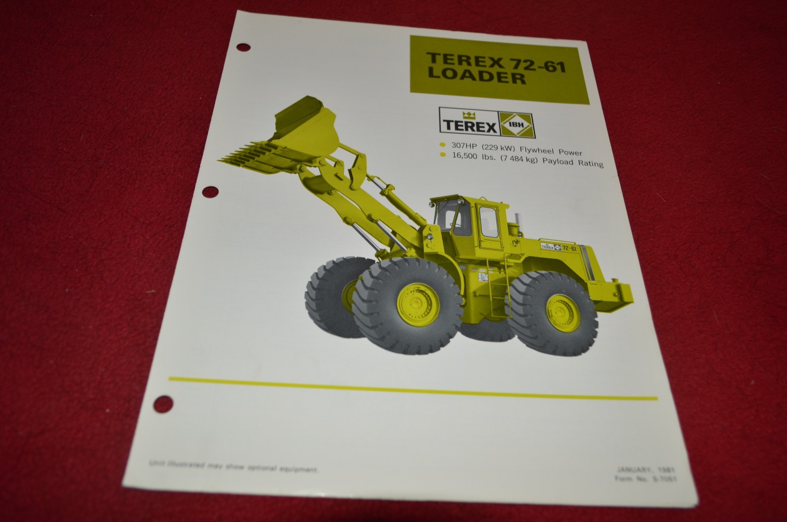 Terex 72-61 Loader Dealer&rsquo;s Brochure DCPA4