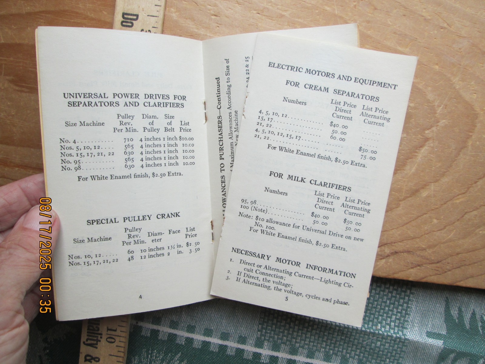 De laval Agents price list cream separator