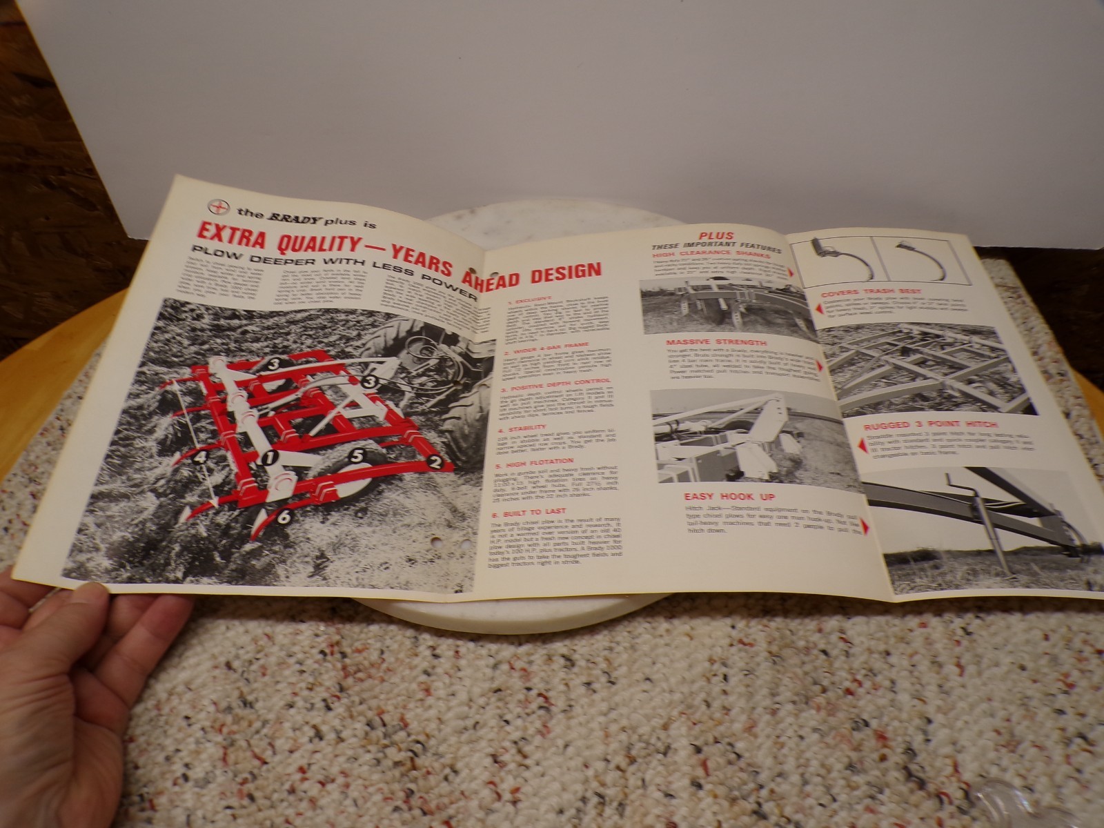 Brady Chisel Plows 1000 Series Koehring Farm Division Brochure Des Moines Iowa