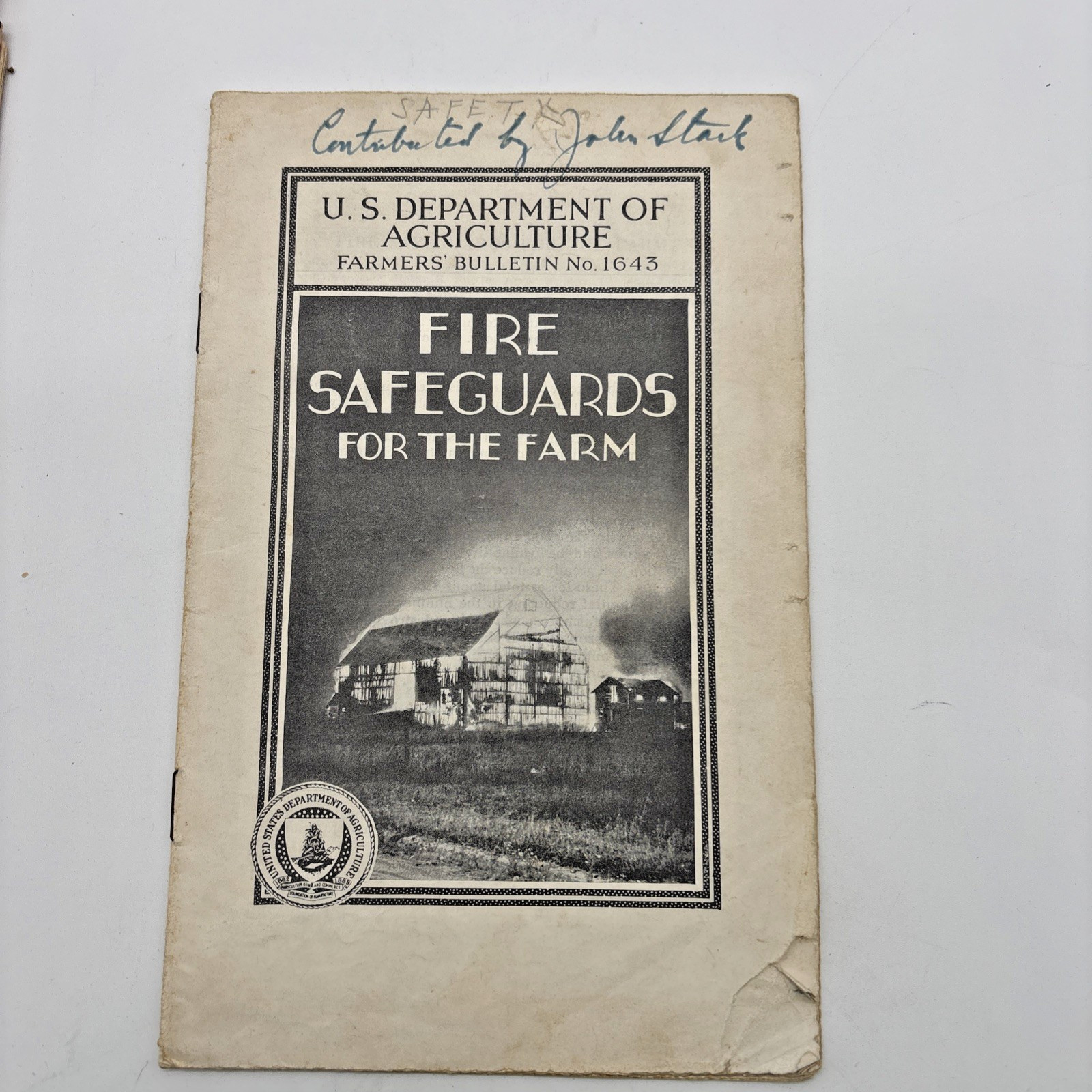 1898, 1900’s-1930&rsquo;S U.S DEPARTMENT OF AGRICULTURE FARMERS&rsquo; BULLETINS LOT OF 14