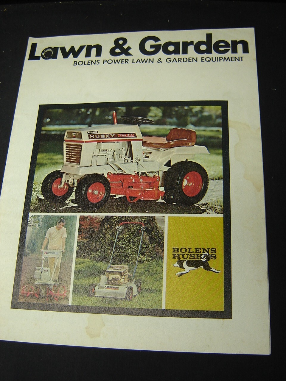 Vintage Lawn & Garden Bolens Huskys Riding Lawn Mower Brochure